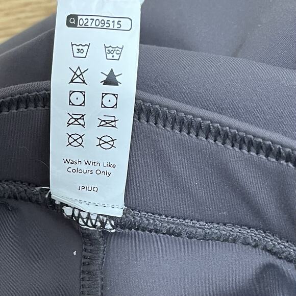 Halara Womens High Waisted Button Straight Leg Casual Pants Size MT Brown NWT - Picture 7 of 7